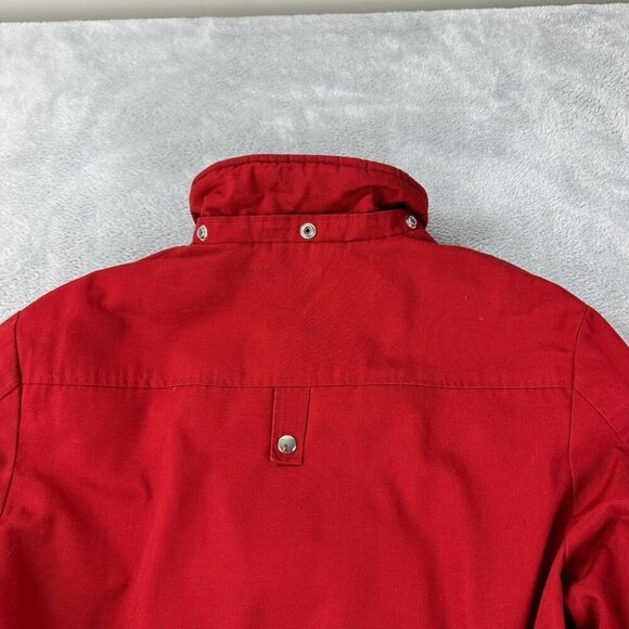 Moose knuckles Red Bomber Jacket Women’s Size L - Picture 3 of 16